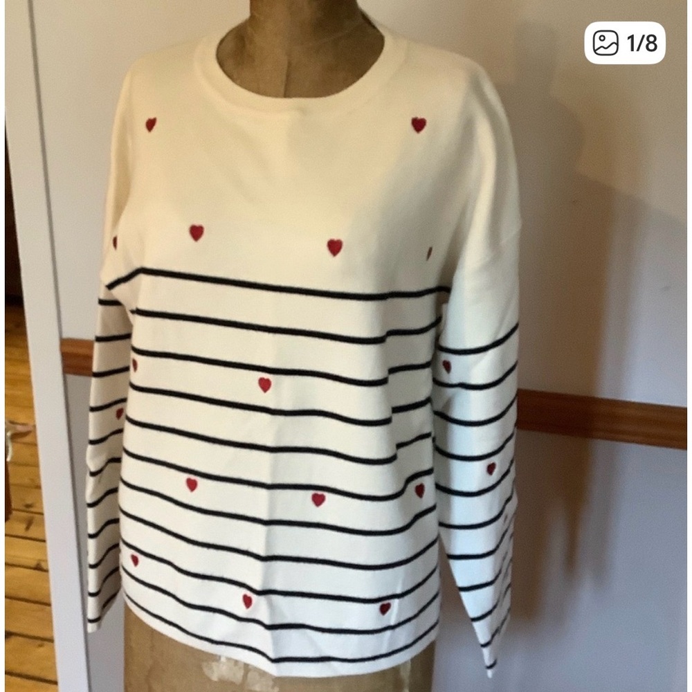 CHARLIE B Cream Knit Sweater XXL